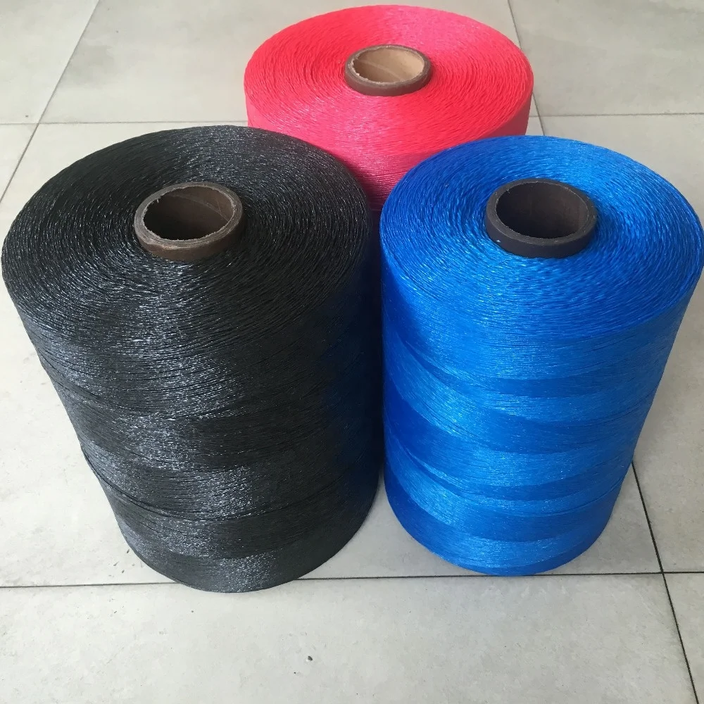 high tenacity  twisted uv stabilized pp( polypropylene) sewing thread