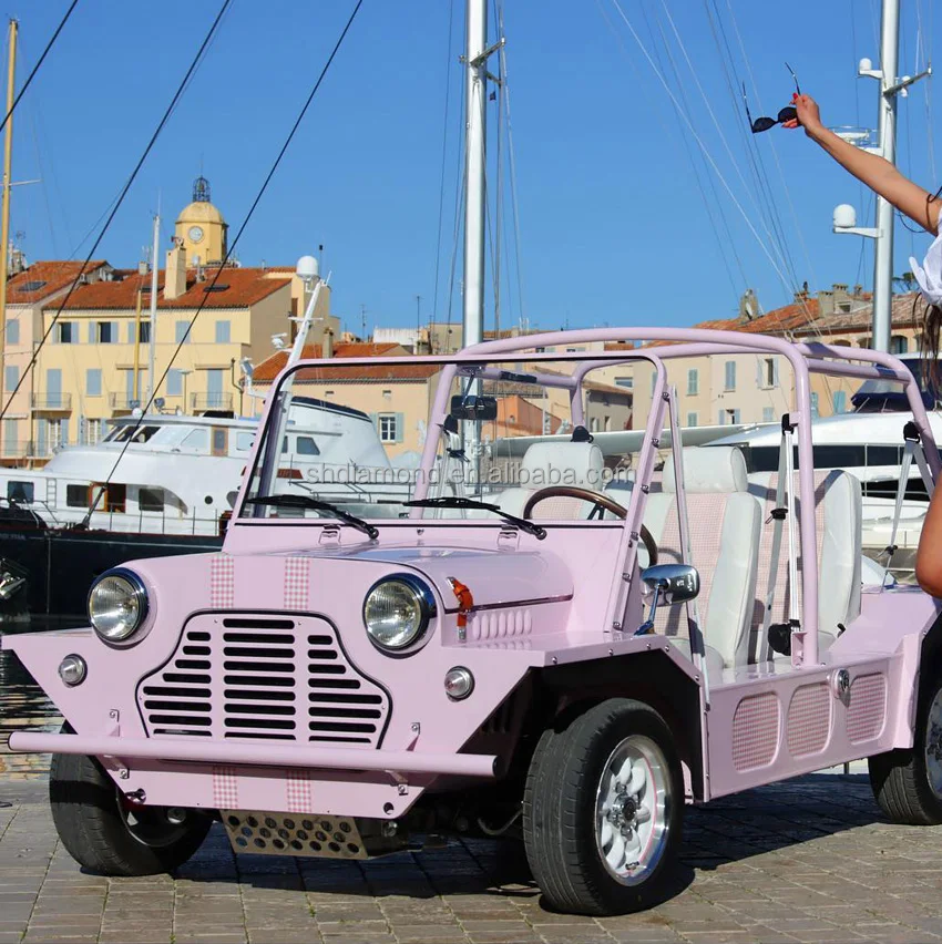 15kw vintage inspired Electrisches/E voiture 10KW greenMokeBeach Car/Seaside/Cabrio NEV retroElectrique Car/Mini Morris Moke ECE