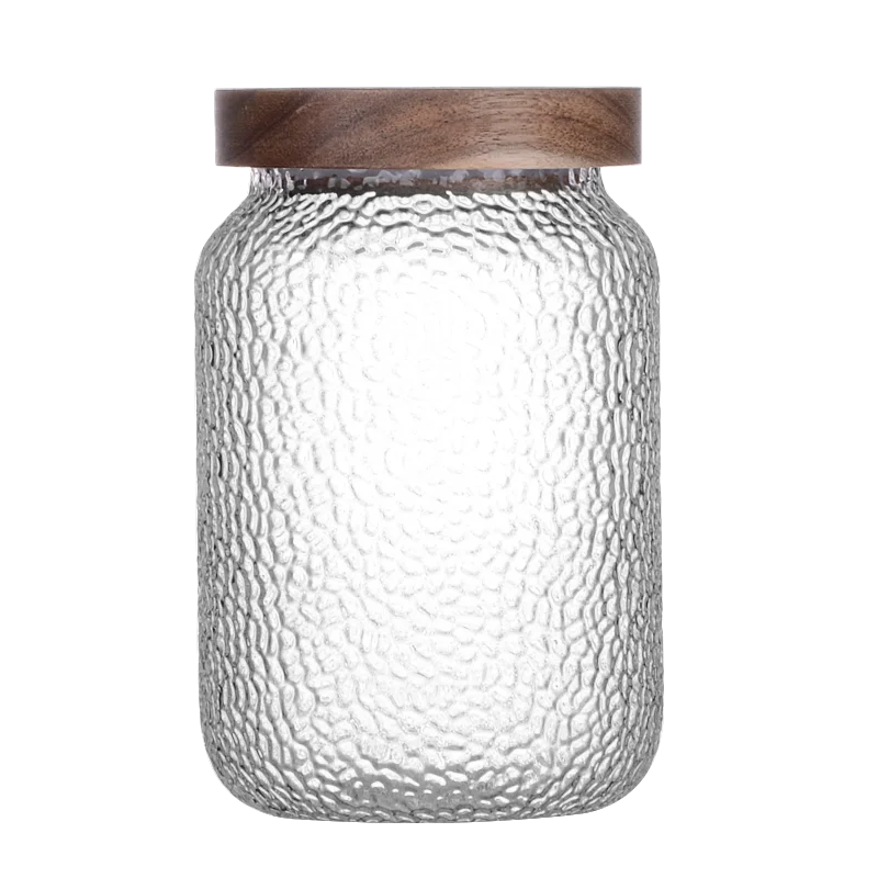 
BPA-Free Cereal Dispenser Jars for Spaghetti Pasta, Powder, Tea Glass Food Canister with Airtight Bamboo Lids 