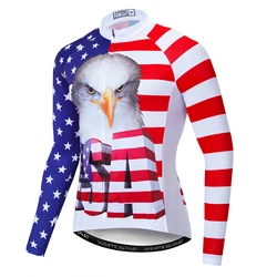 Wholesale 3D Lion MTB Downhill Shirt Men Cycling Jersey Long Sleeve Top Spring Antumn Road Bike Sports Bicycle Clothing Maillot