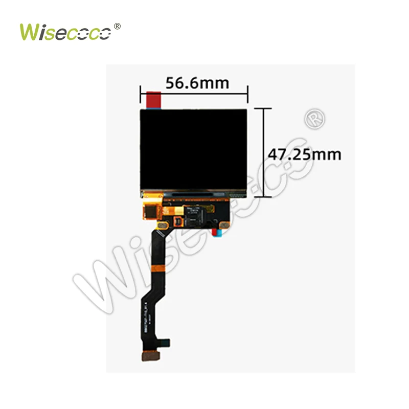 Wisecoco Oled Lcd Module 2.7 Inch 800*600 MIPI 30Pins High Contrast 420cd/m2 Amoled Display For Smart Home