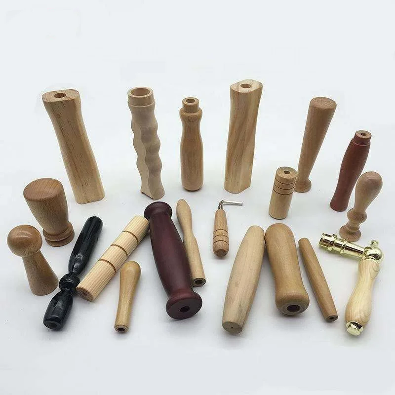 Rope skipping knife  brush stick funiture wooden handle wood knob