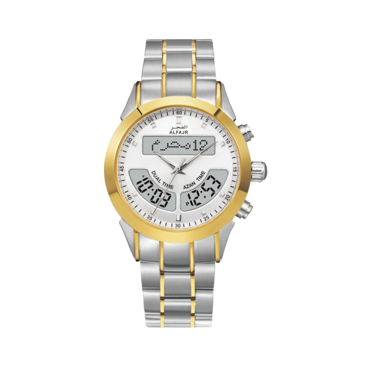 China Watch High Quality ALFAJR Analog Digital Prayer Reminder Muslim Azan for Man WA-10 New Fashion Style