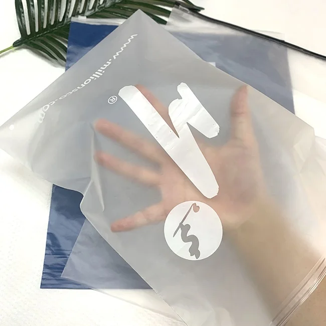 Factory Direct Sell Logo Lock Custom Pe PP Biodegradable Transparent Poly Plastic Zipper Bag For Tshirt