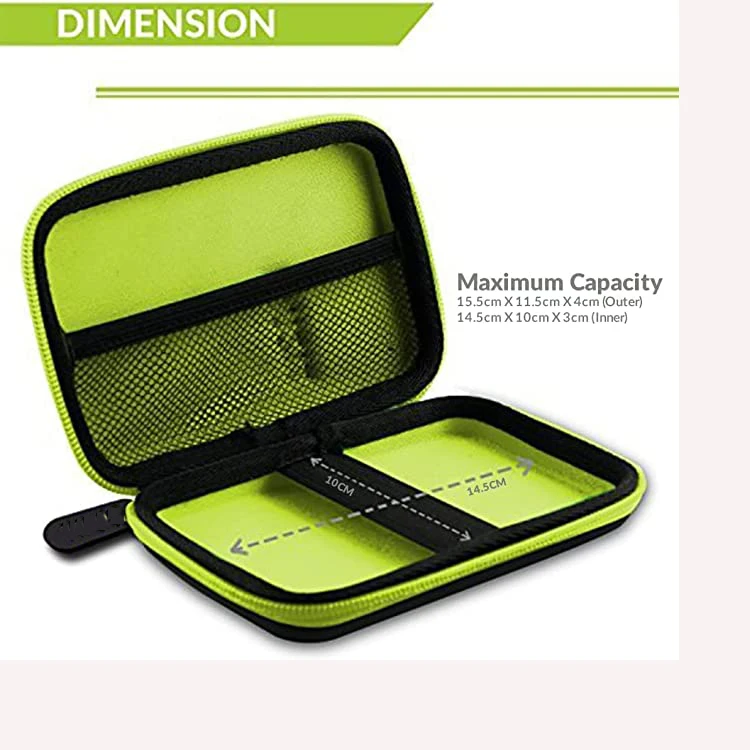 Hard Drive Case External Drive Storage Carrying Bag EVA Hard Carrying Case for Power Bank