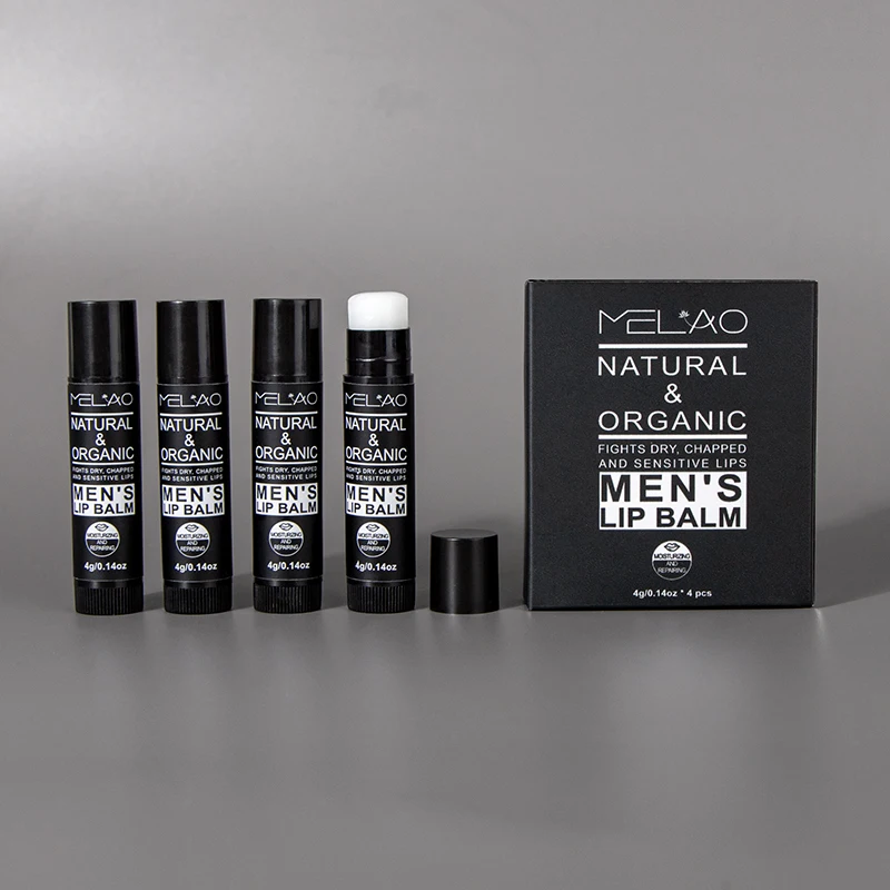 MELAO Customised Coconut Oil Formula Lip Balm All-Day Moisturizing Sunscreen Lip Balm Hydrates Dry Wholesale Cracked Lips