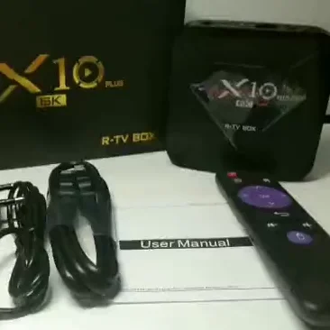 Android TV Box X10 PLUS Quad Core 2GB Android 9.0 Smart Voice 4GB 32GB Set Top Box