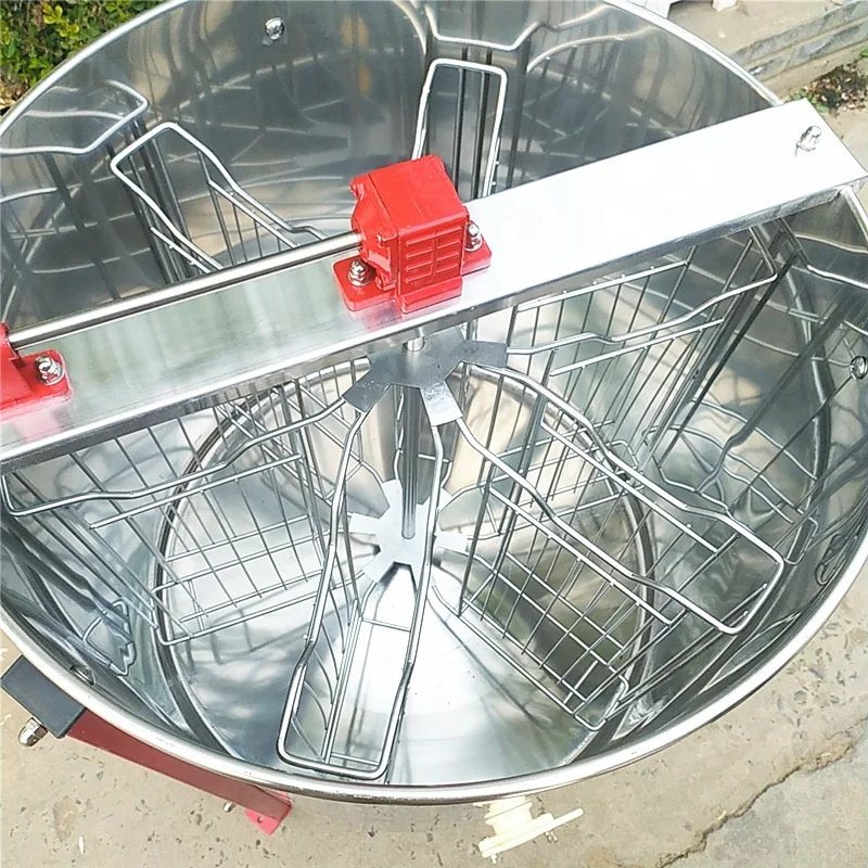 Manual 6 Frame Honey Extractor for Bee Farm, Beekeeper