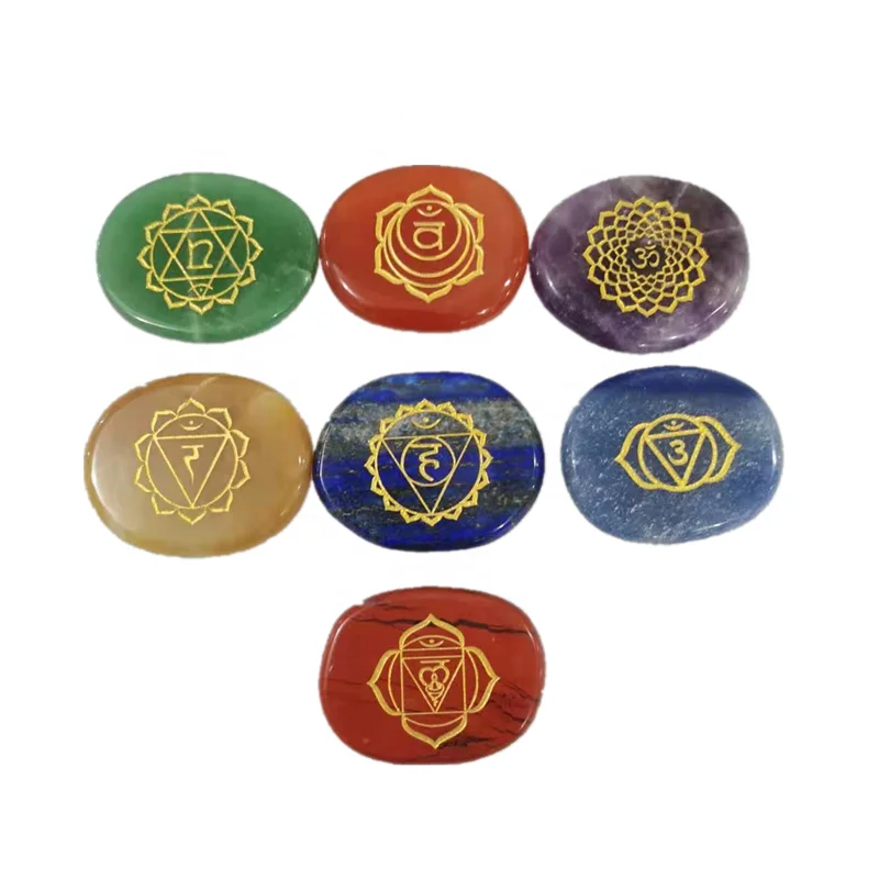 
Spirituality Rose Quartz Palm Stone Purple Amethyst Crystals Healing Quartz Red Agate Stone Chakra Palm Stone 