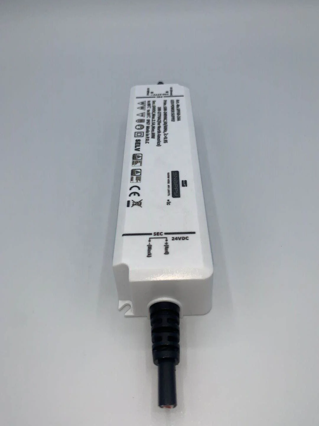 SPF60-12/15/24/36/48A Input 90~305VAC 60W 12~48V 1.25A~5A IP67 constant voltage+constant current LED Driver