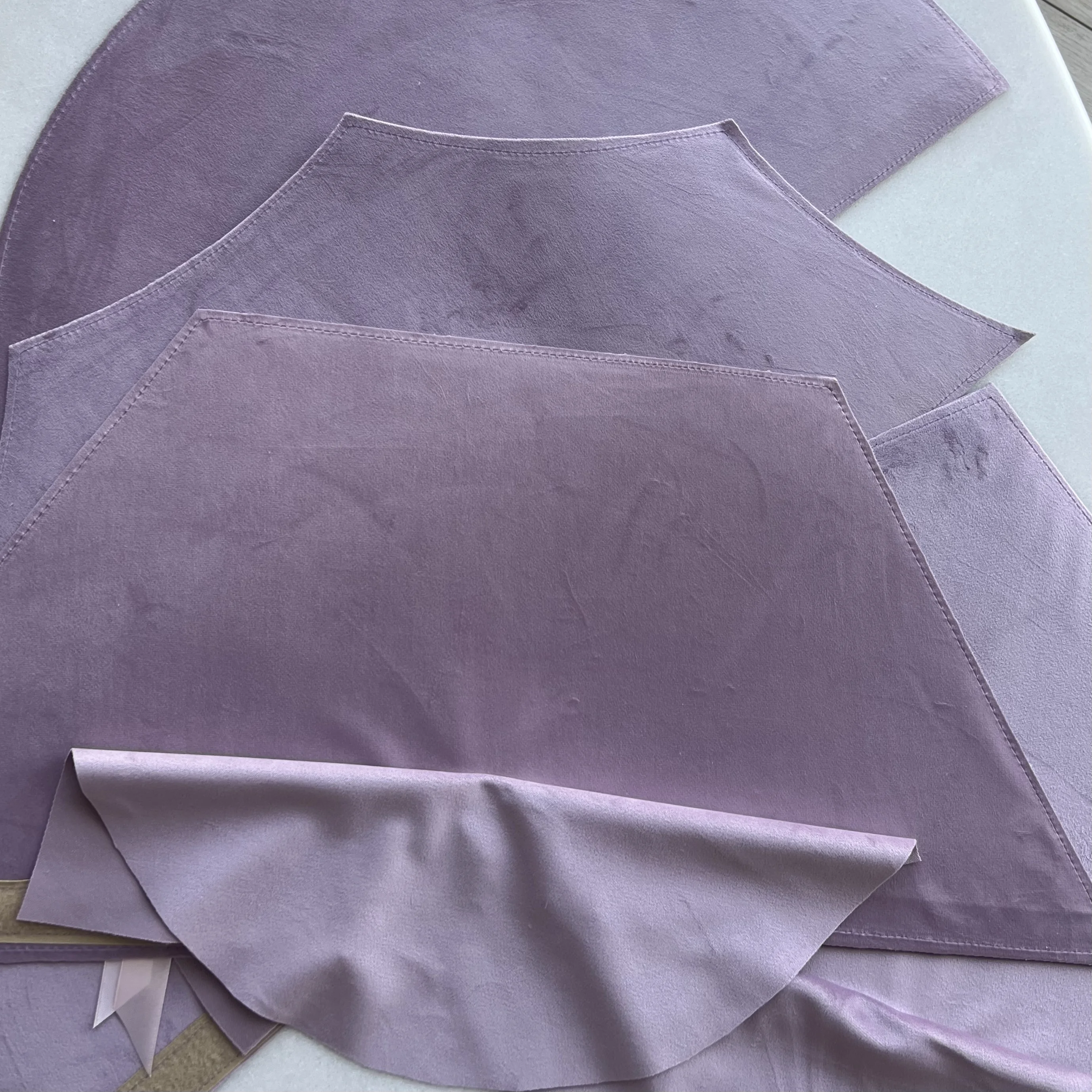 Ready-to-assemble velvet flower package/ Conic, triangular, pentagonal & round shapes/ Gift flower packaging for bouquet