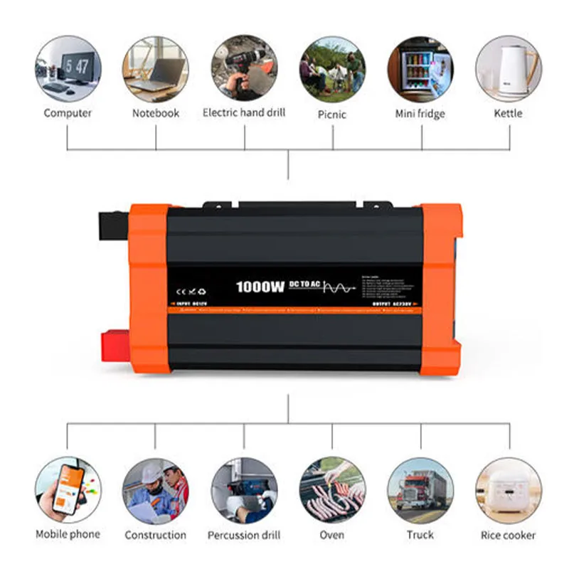 Famlinkpower Dc To Ac 12v 24v 48v To 110v 220v  Off Grid Pure Sine Wave Power Inverter 1000w 1500w 2000w 3000w Solar Inverter