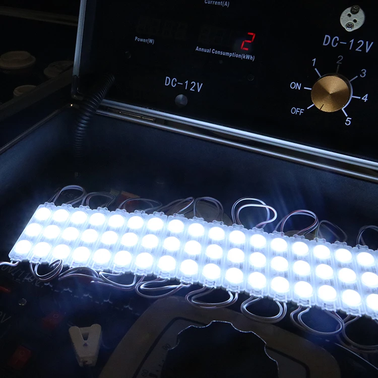 SMD DC 12V Waterproof led Modules High Bright Light Outdoor 1.5W 3 Leds 2835 Injection LED Module For Advertising Sign Box