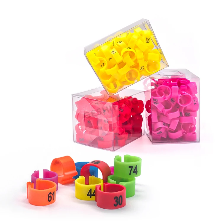 High Quality Birds Open Plastics Racing Rings Wholesale For Sale  Colorful No 100 Plastic Opening Circle Ring