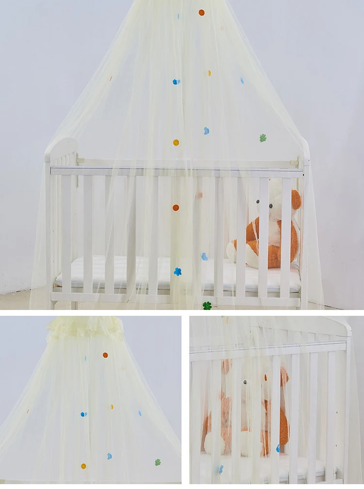 Hanging Princess Baby Grey Bed Canopy Beautiful Children Baby Mosquito Net