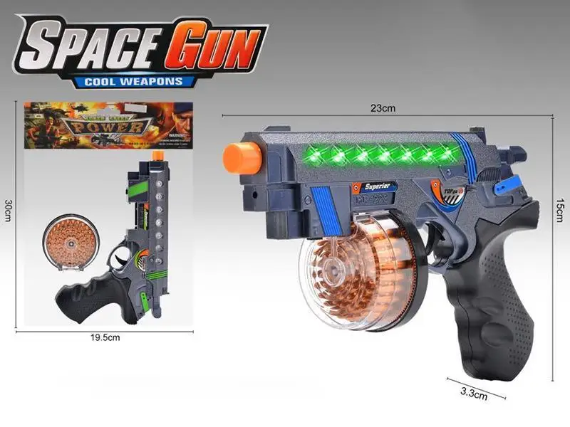BO Sounds Gun Sound Toy Guns Battery Operated Toy Space Gun W/Light And Sound