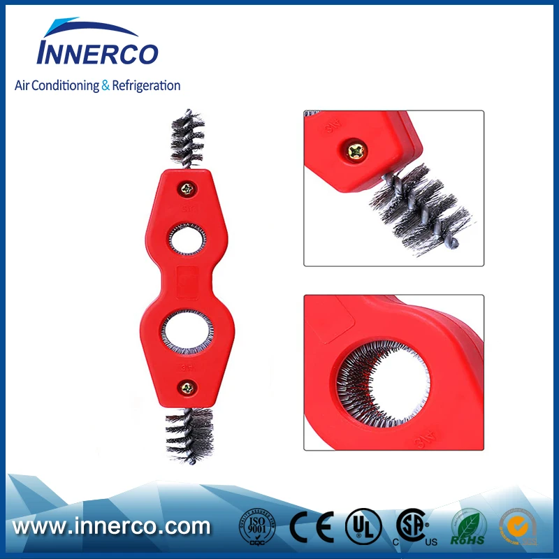 4-in-1 Copper Pipe Tubing Brush Cleaner Tool  for Plumbing Installation, Soldering, Copper Pipes