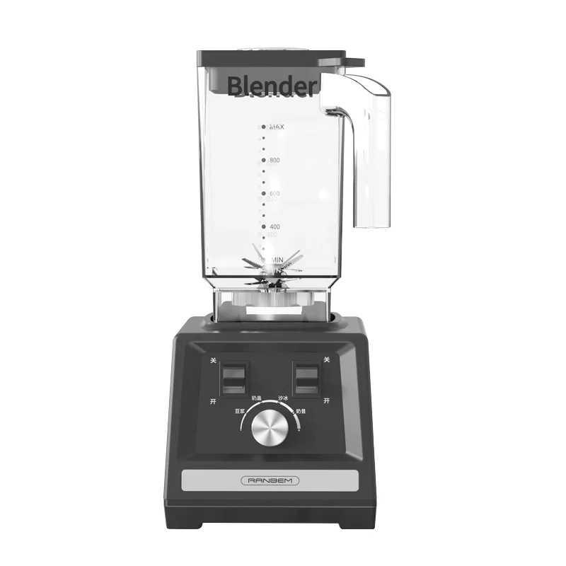 RANBEM Smooth Mixer Blender Push Button Controls Customized Logo Manufacture High Power 110V 220V Licuadora