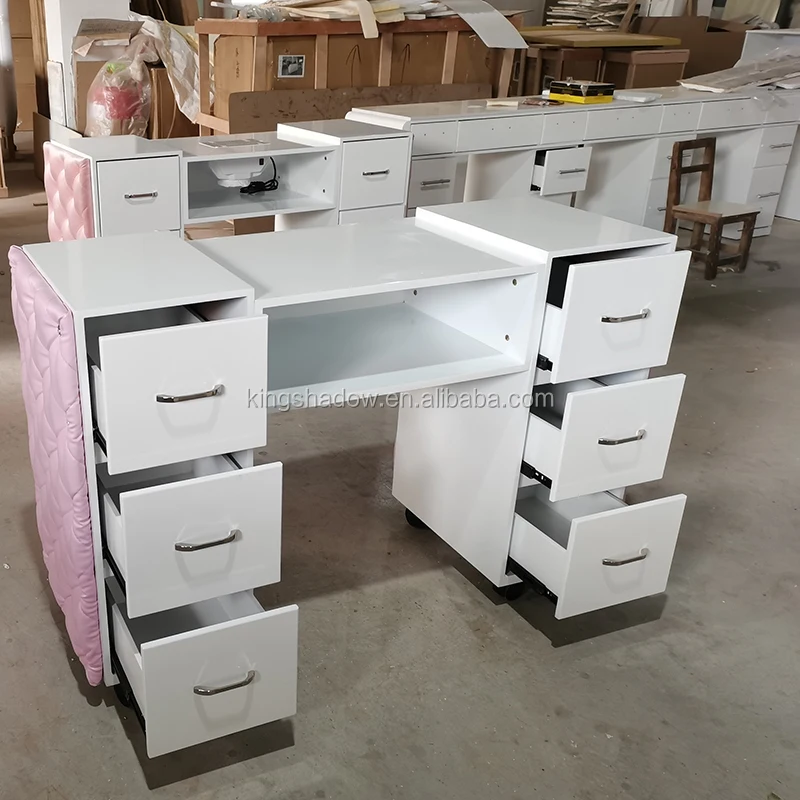 Cheap simple custom made nail tables manicure tables for sale