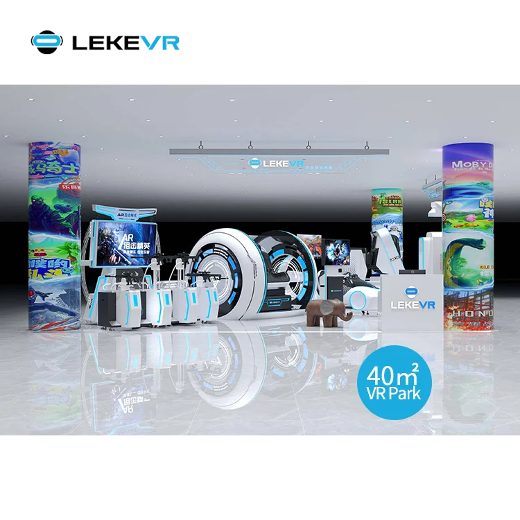 LEKE VR Business Invetst детский Крытый развлекательный парк 9D Виртуальная реальность многопользовательский интерактивный симулятор