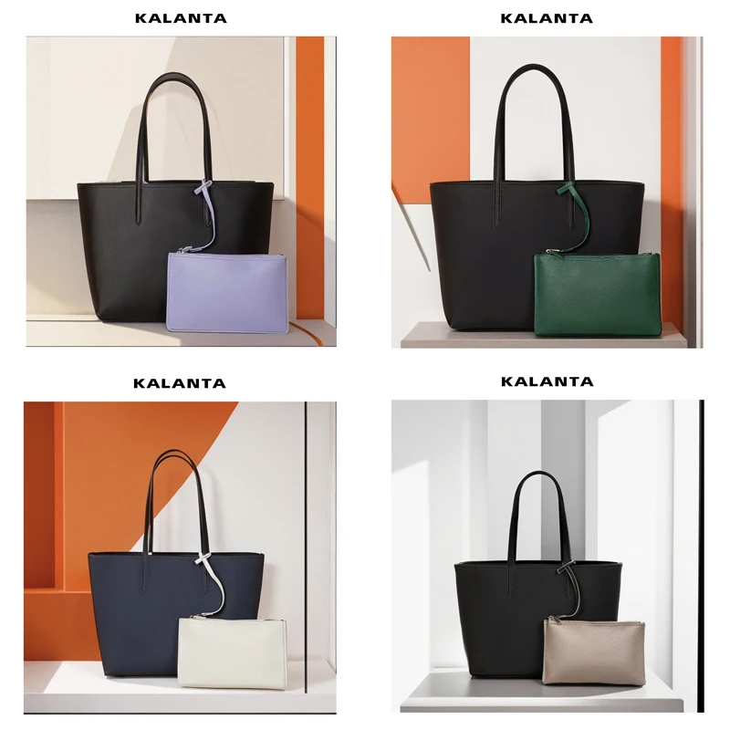 Женская Сумка-тоут Kalanta maleta pintura superlife с двойным корнем кофе по 6 пакетиков (2 пакетика мягкая сумка джинсовая ручная