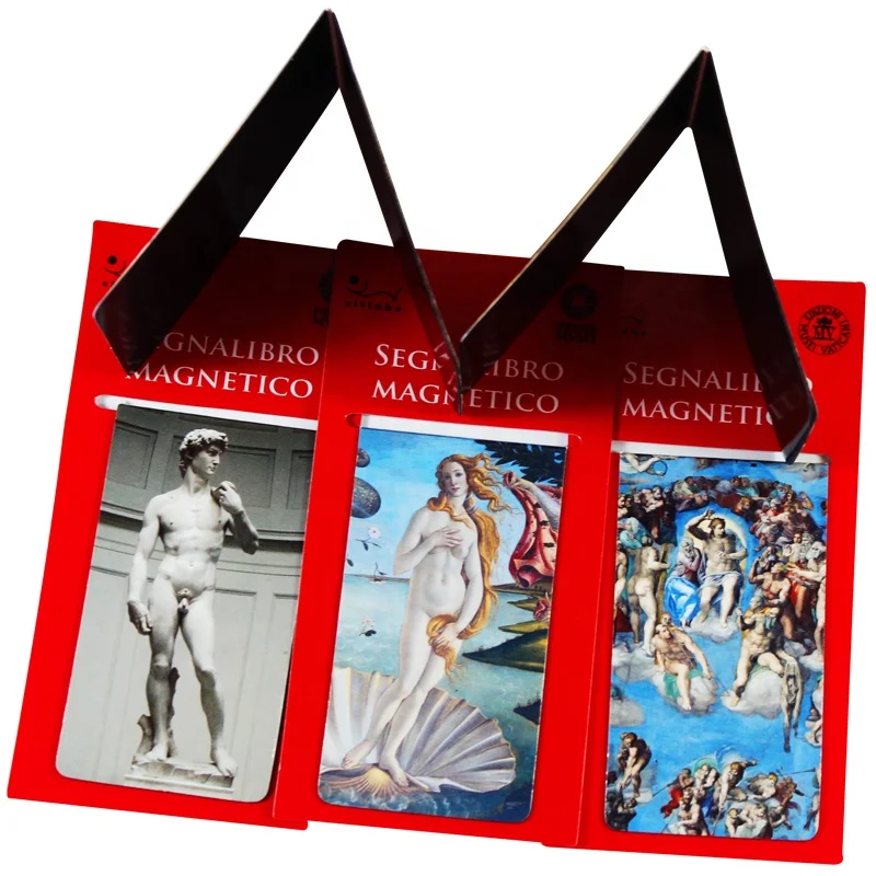 Exquisite artistic pattern custom bookmark design Reading assista study stationery gifts magnet printing bookmarks