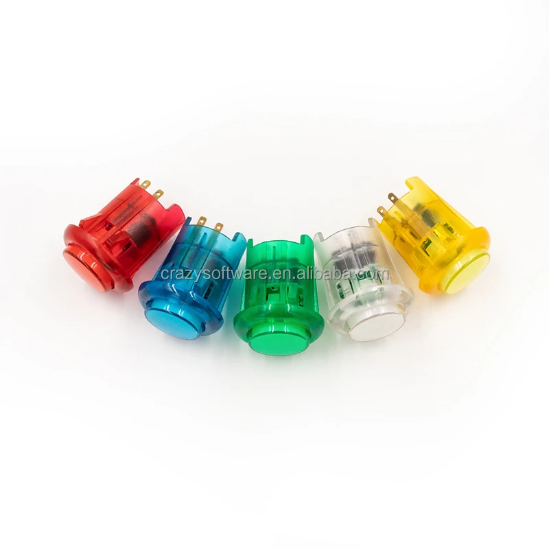 Top Quality Standard Push Buttons Switch For Arcade Games Console