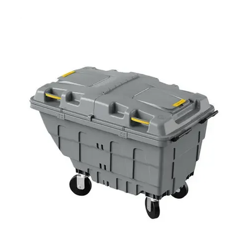 High quality Four Wheels Mobile durable polyethylene Garbage Container