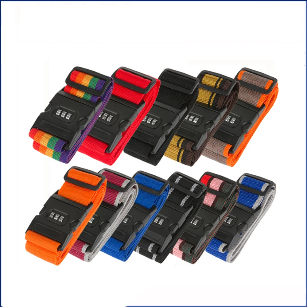 CH-18C с поперечным Ремешком багажный ремень упаковка Регулируемый масштабных дорожных чемоданов 3 знака после запятой замок паролем туфли ремешком и пряжкой