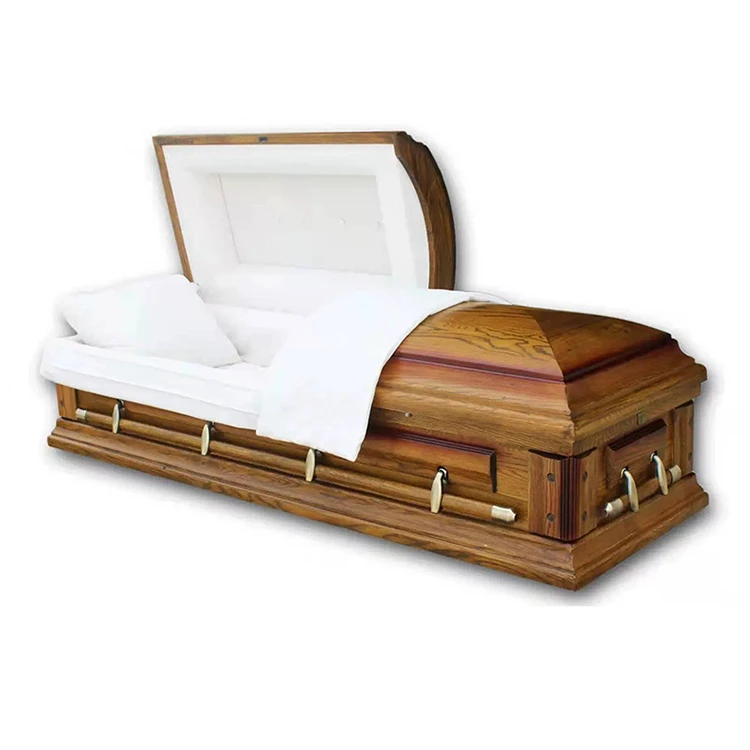 American Style Wholesale High Quality Wood Casket Funeral Coffin