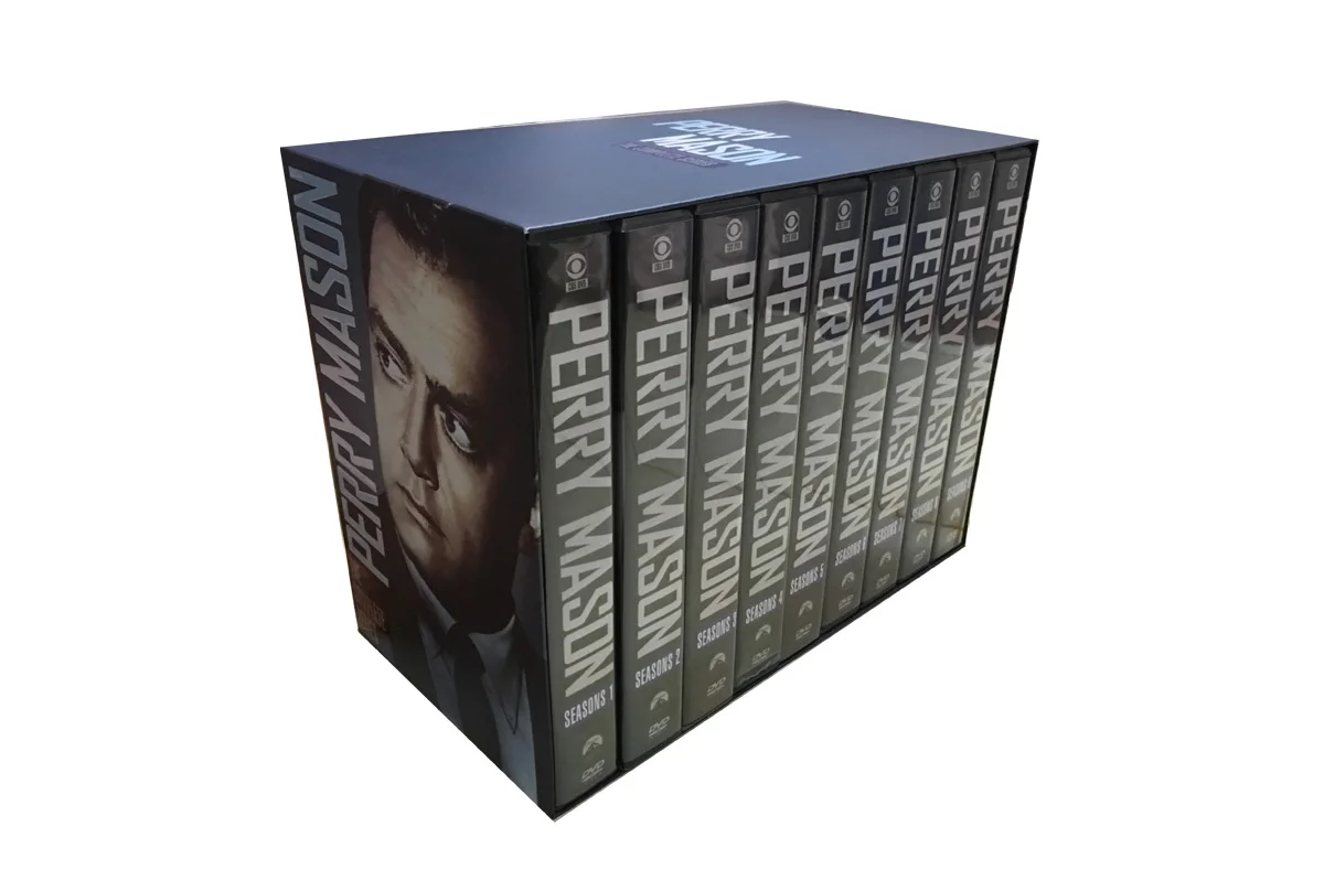 Perry Mason The Complete Series  Boxset 72 Discs Factory Wholesale DVD Movies TV Series Cartoon Region 1 DVD Free Shipping