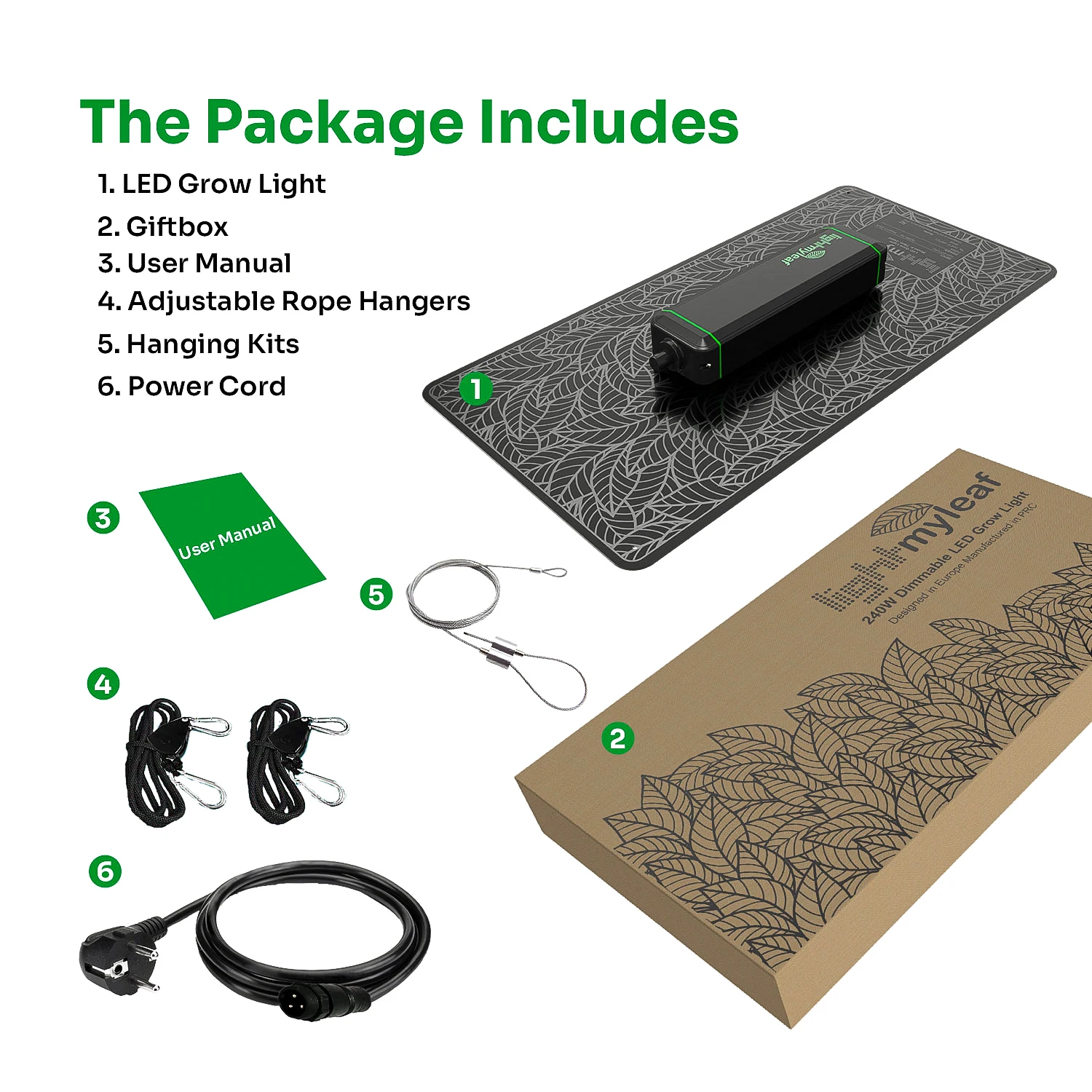 Lightmyleaf driver lm301h advanced grow light 2.8umol/J quantum 240W grow light led