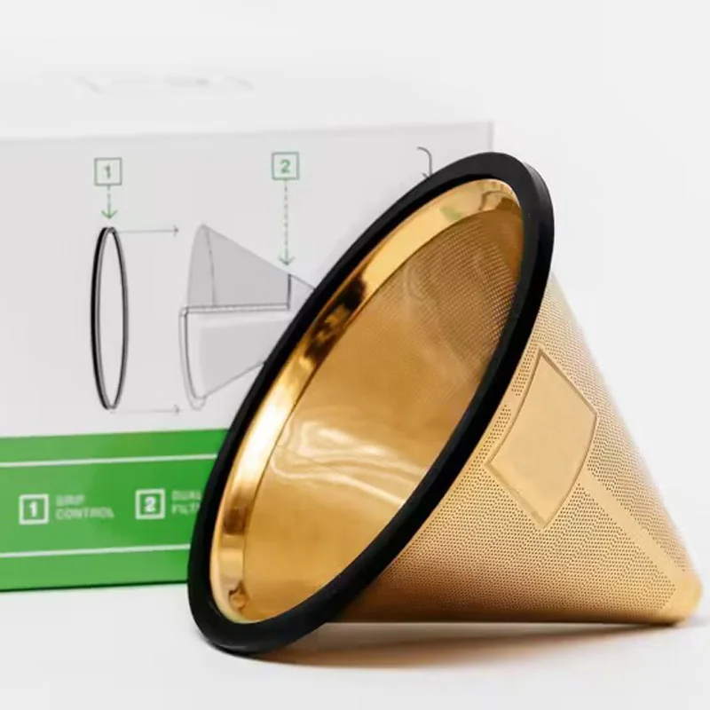 Easy To Clean 50 Micron Stainless Steel Cold Brew Coffee Filter Basket