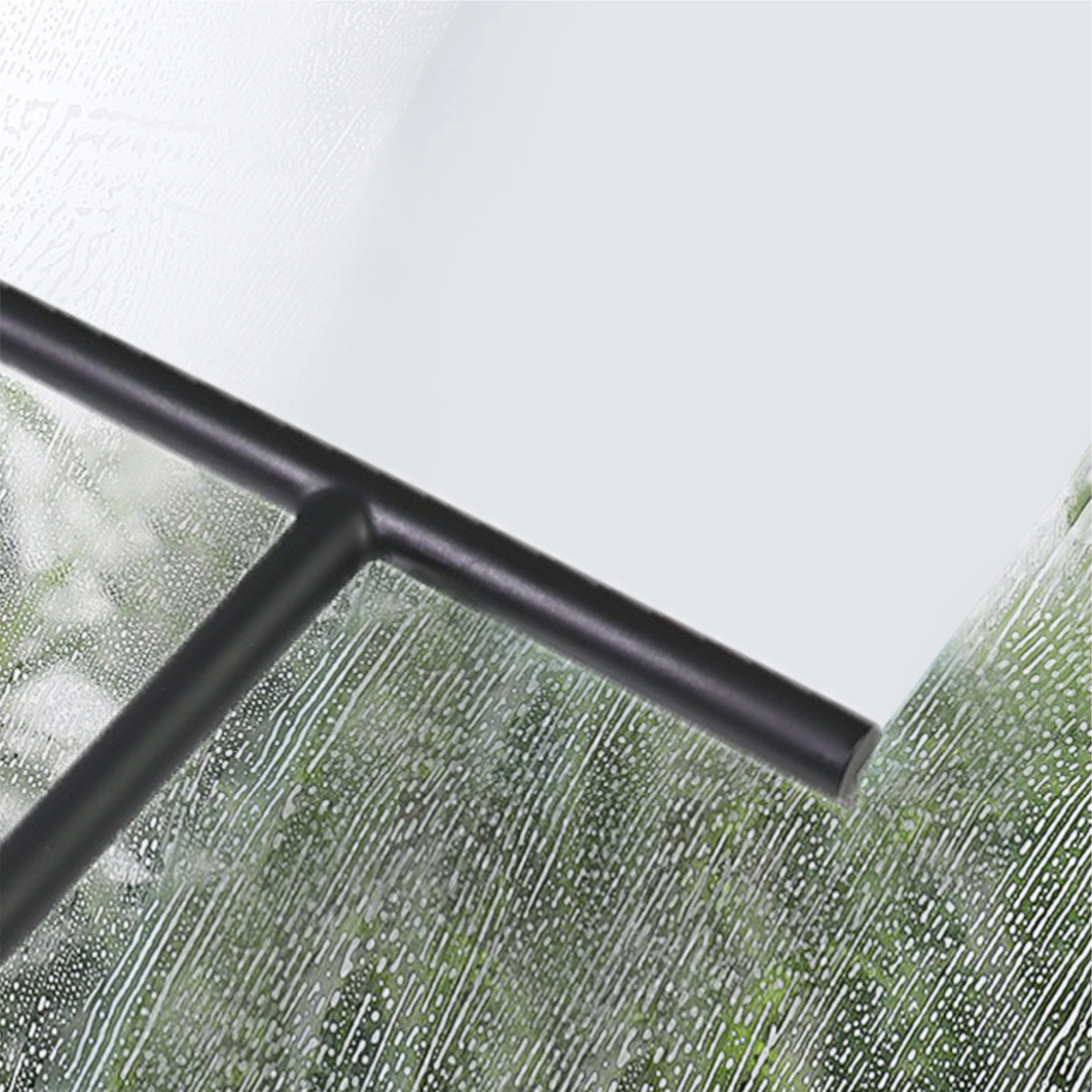 Window silicone squeegee cleaner with suction cup for mirror window glass cleaning squeegee