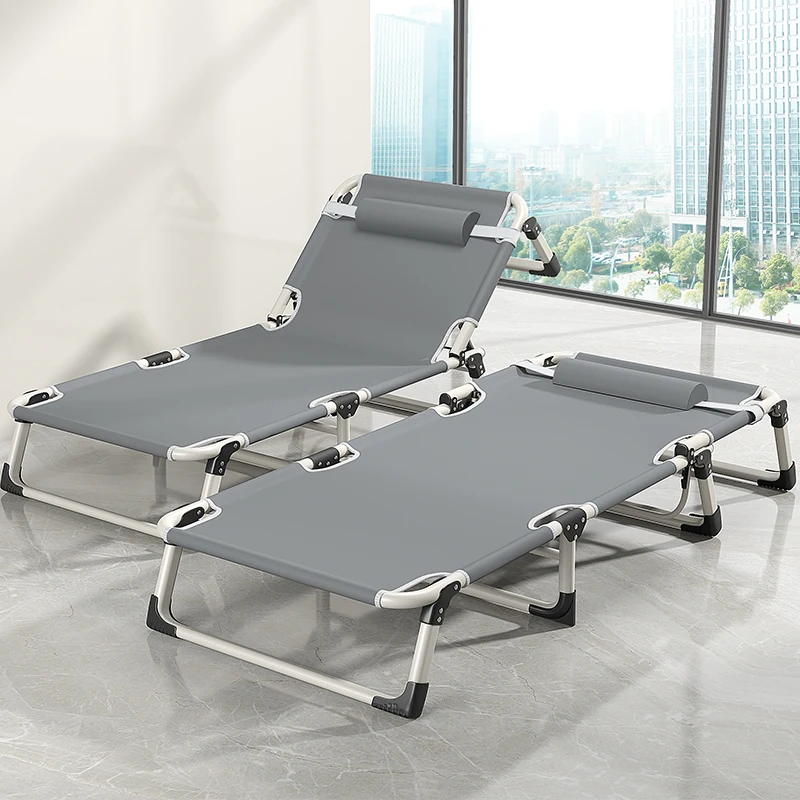 Folding sheet for one person at home simple lunch break artifact office adult nap march outdoor small bed companion recliner