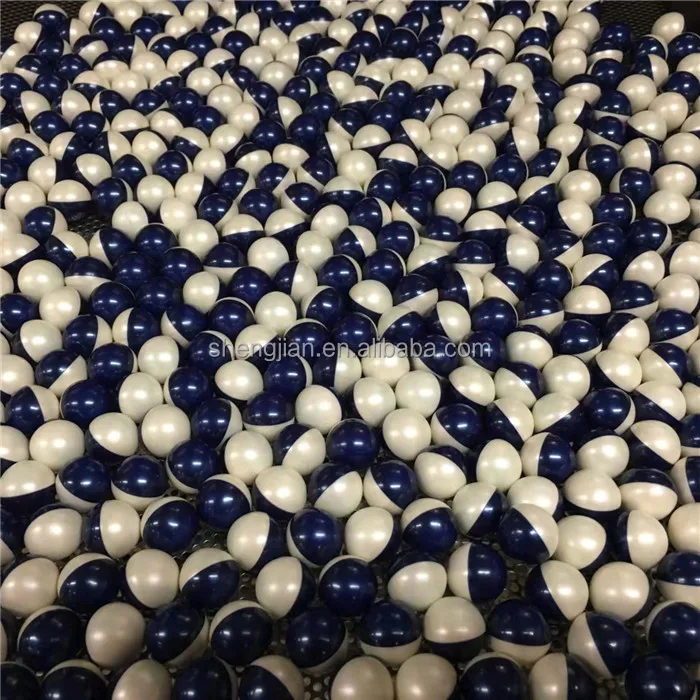 Colorful paintball balls with 0.68 caliber from professional paintball factory