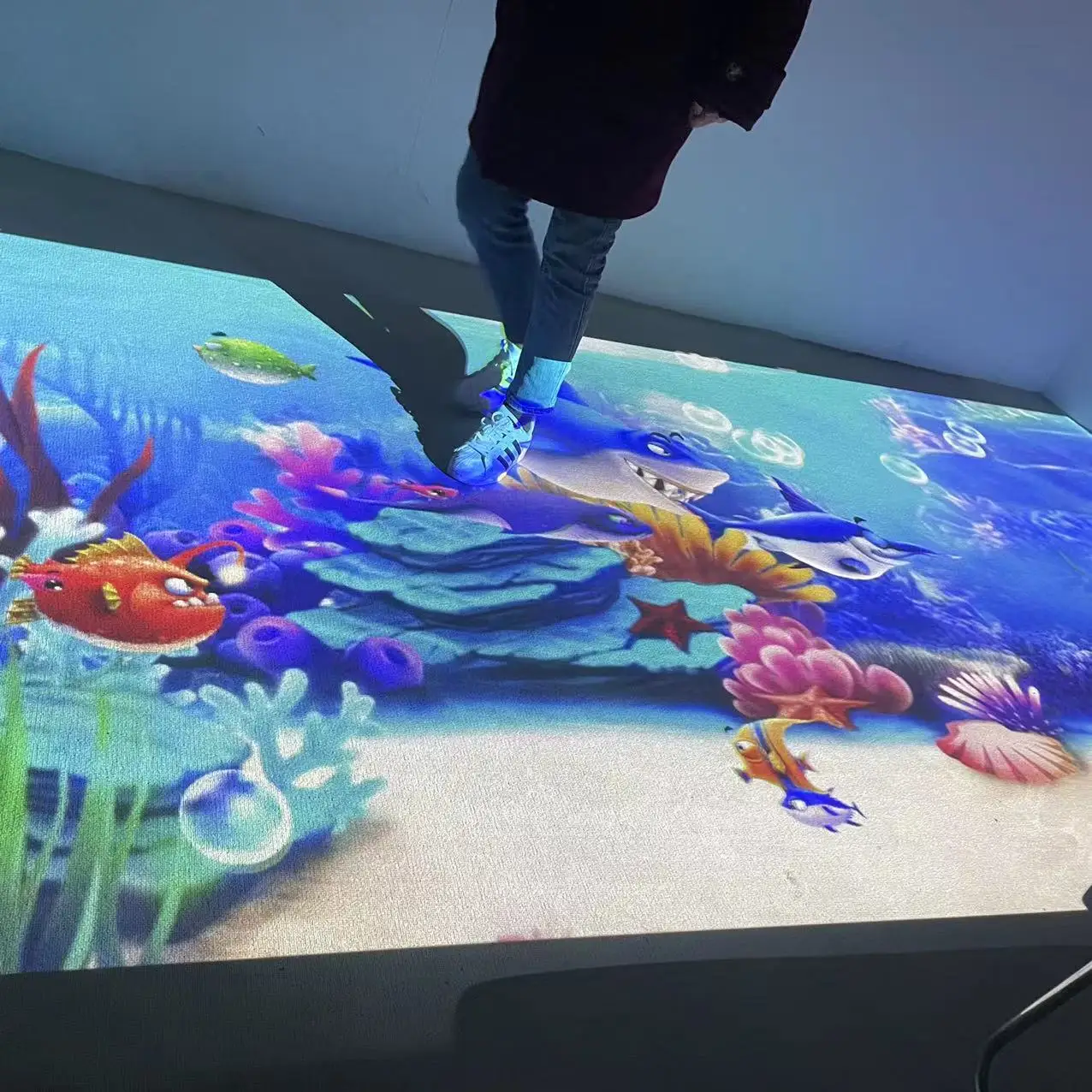 Flow Packing Machine Wall Swiftech Walls Interactive Floor Projector Game