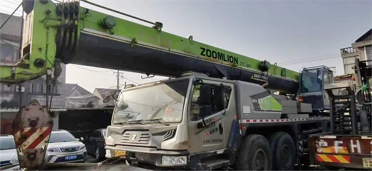 80 тонн б/у колесный кран Zoomlion китайский поставщик готовая к работе полная серия для продажи Строительная