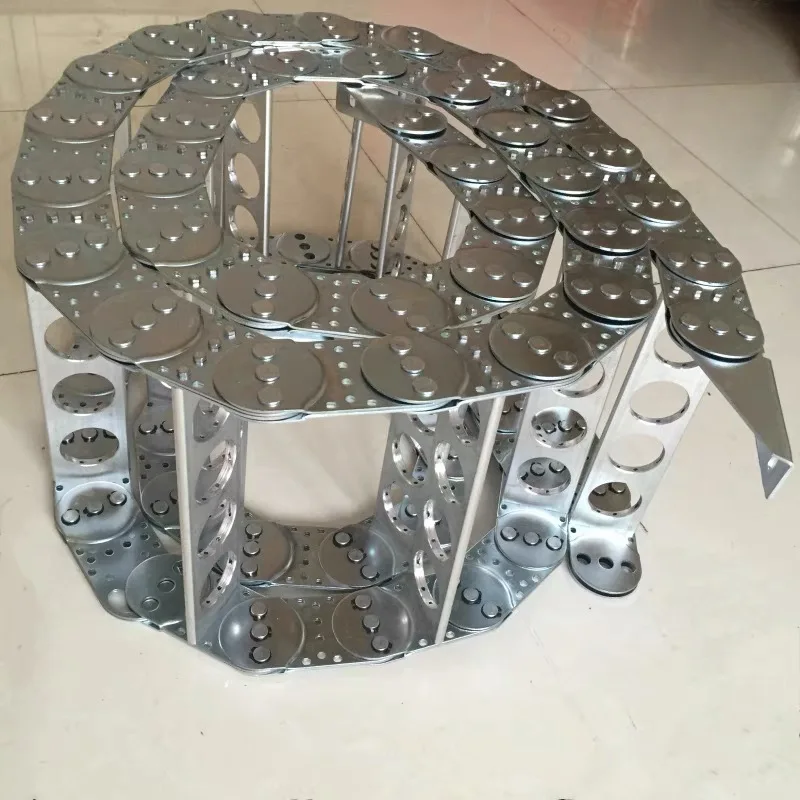 Manufacture Metallurgical Equipment Load Bearing Cable Drag Chain Steel