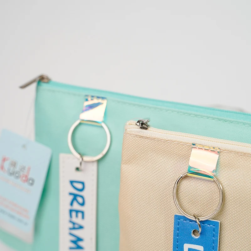 A5 A4 hot  sale school document zipper file folder bag Oxford cloth cute cartoon zipper file folder bag