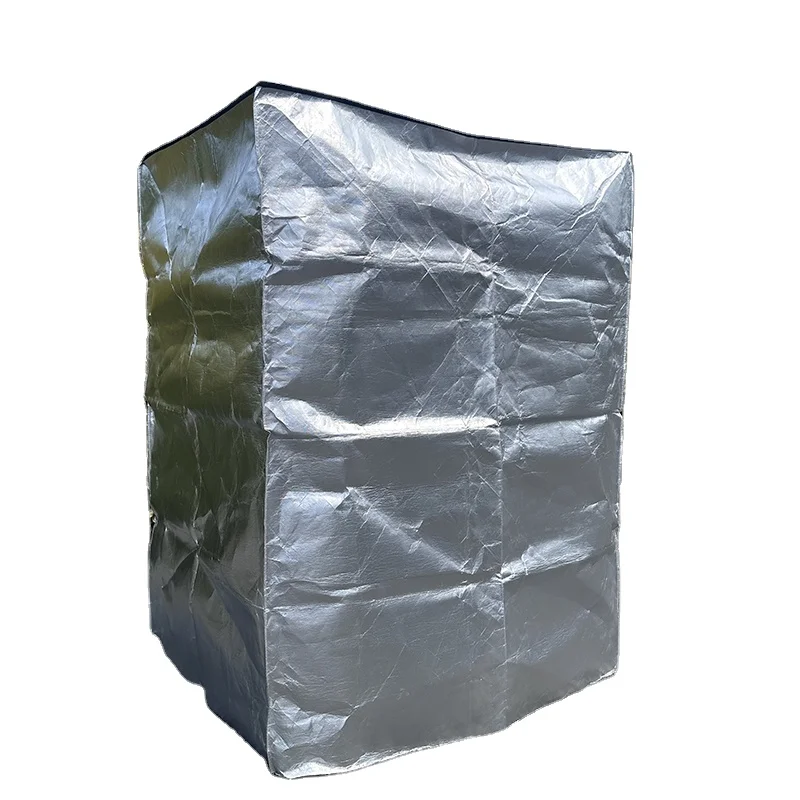 Factory direct sales portable aluminum foil insulation pallet top cover waterproof reusable thermal foam/bubble pallet cover