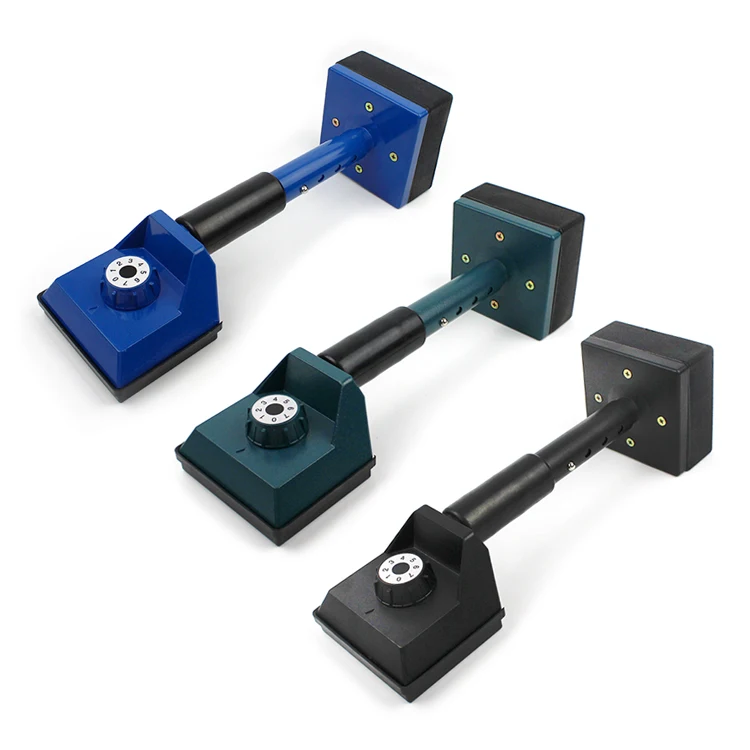 Blue Deluxe Adjustable carpet knee kicker Aluminium Powder Coated carpet stretcher knee kicker From PDM