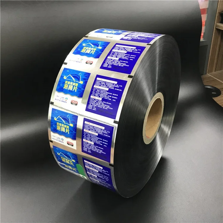 Food Grade Aluminum foil Packaging Roll Film For Liquid