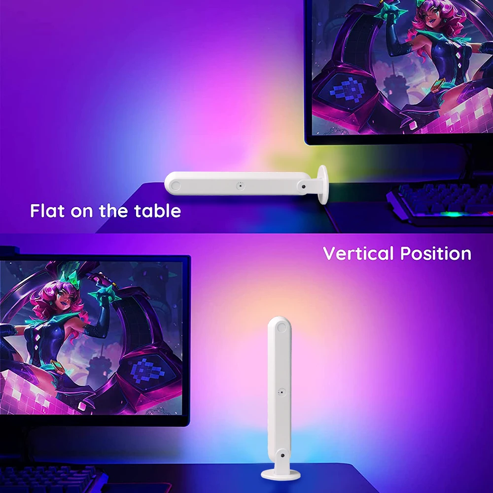 New Product IP20 Party Computer Game Room USB Outlet Smart Modern LED RGB Table Lamp