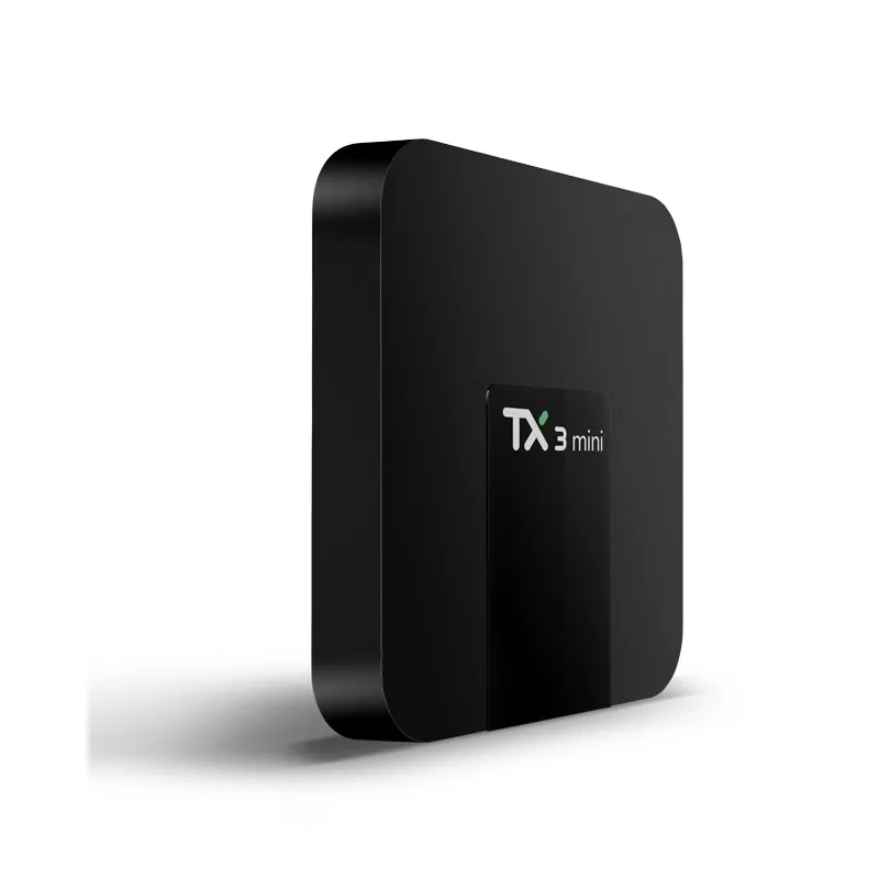  Четырехъядерный TX3 Mini 16GB Android 8 1 Wifi Smart TV Box Подходит для голосового пульта и