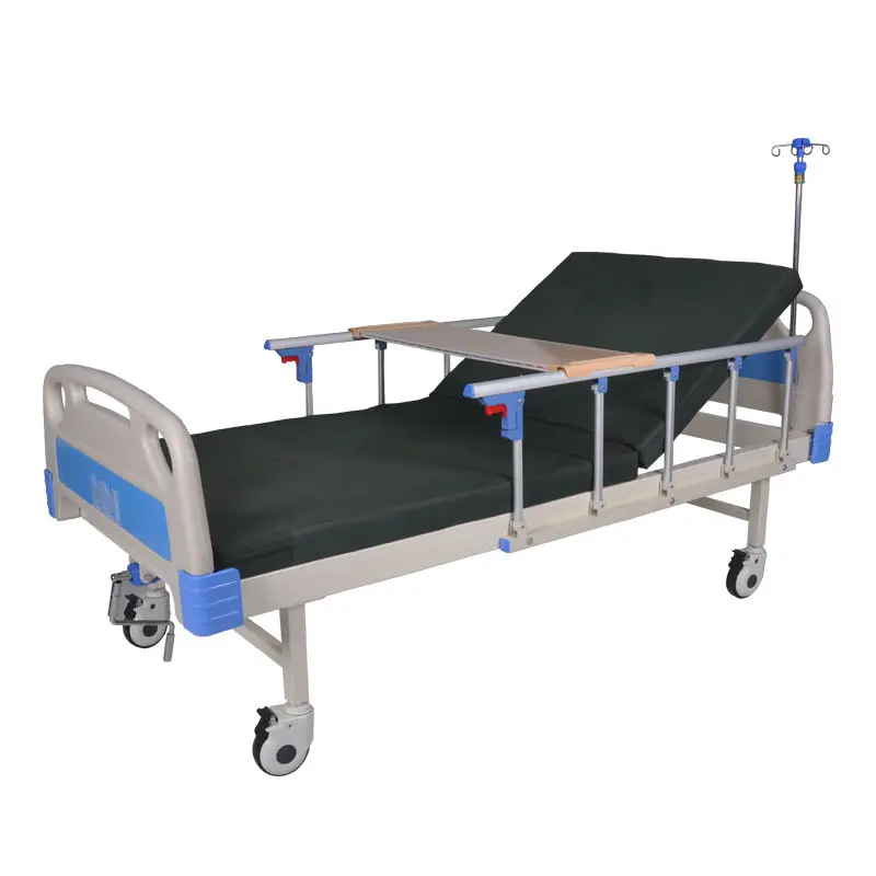 Hot selling  Medical ABS Tow Crank Manual 2 Function Hospital Bed With Aluminum Alloy for Patient use