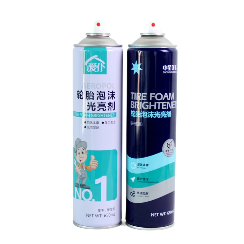 Customized Car Care Product Tire Foam Cleaner