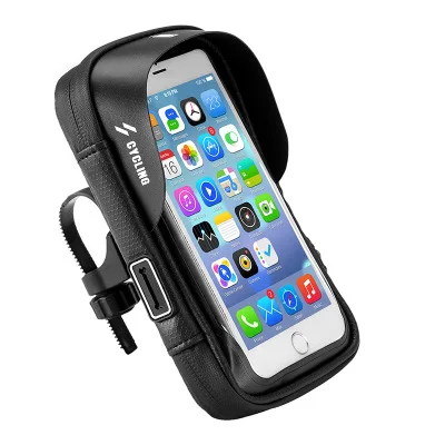
Bike Front Frame Cycling Waterproof Top Mobile Phone Touch Screen Holder Bag  (1600084840951)