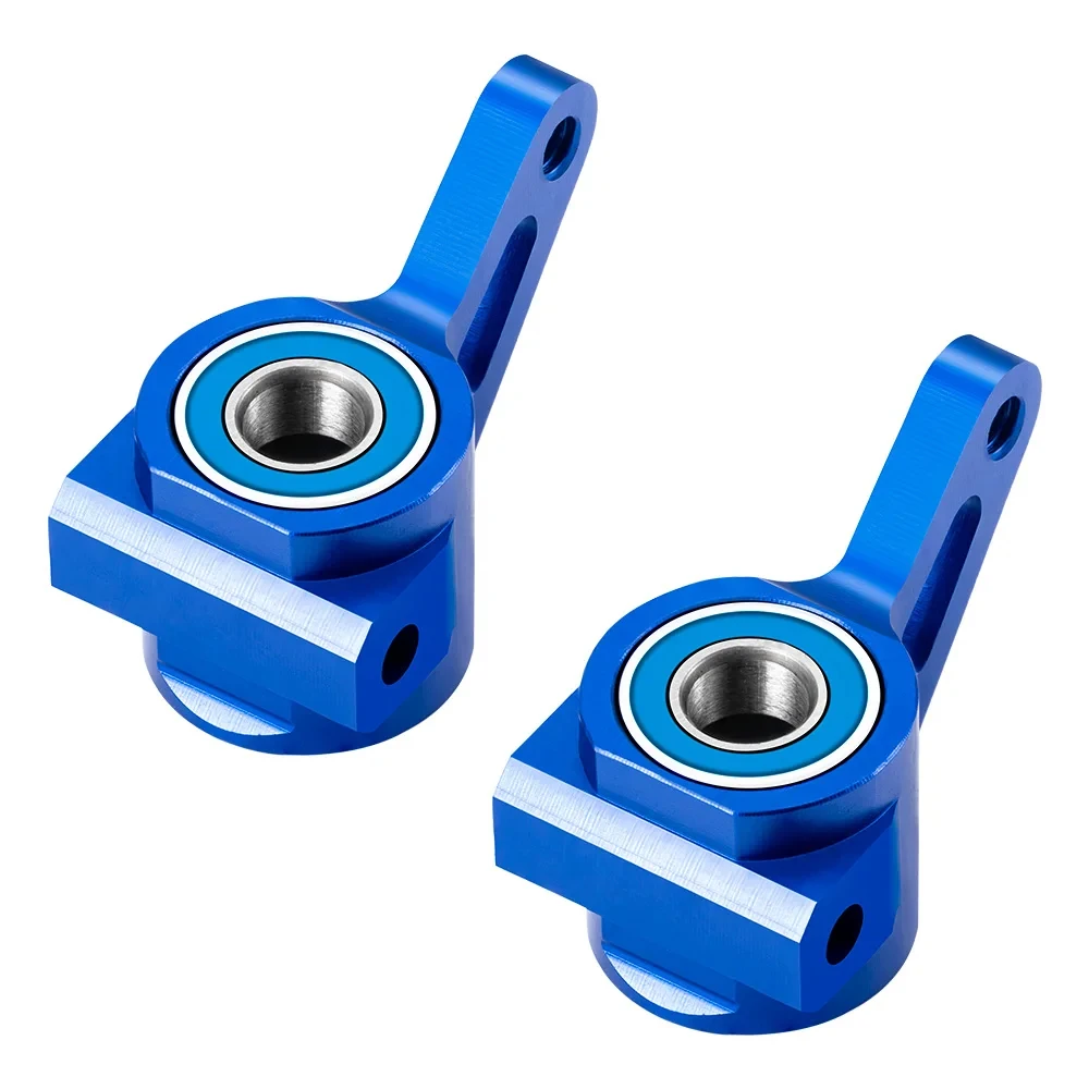 Hardened Aluminum Alloy Front Caster Block Steering Blocks kit Bearings for Slash 2wd 1/10 Short Course Truck Replacement Parts