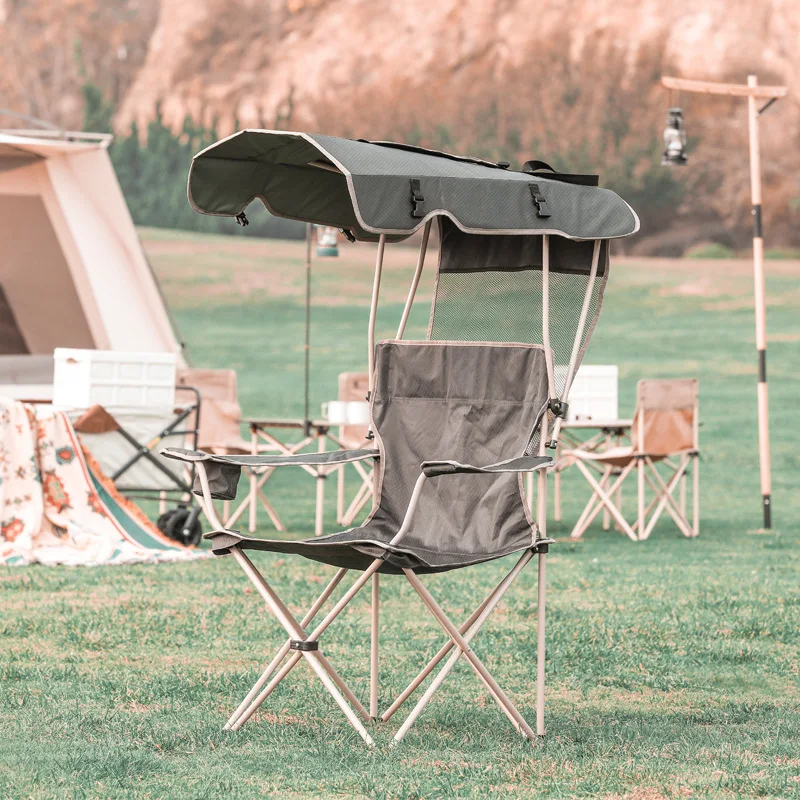 Folding camping chair with canopy/Foldable Fishing chair with canopy